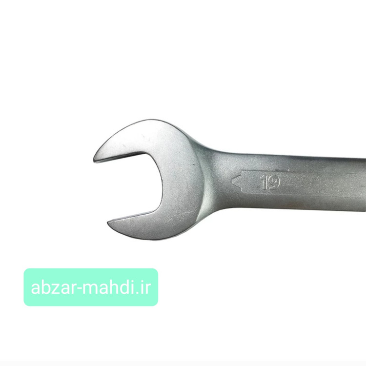 آچار ۷ عددی یکسر جغجغه ای یکسر تخت72 دندانه صنعتی لرد مدل 50BV30 جنس کروم وانادیوم