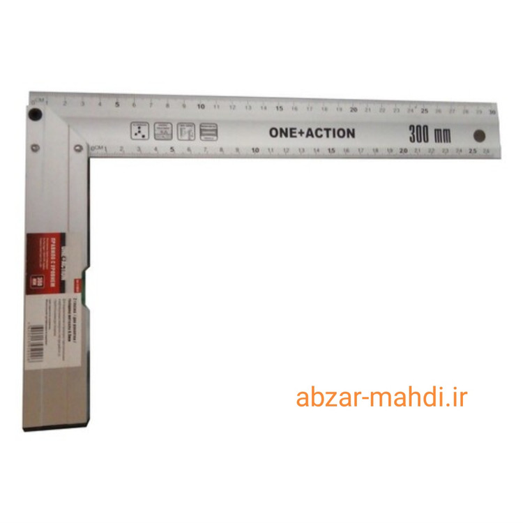 گونیا فلزی آهنگری 30cm تراز دار آلومینیومی کوفیکس مدل وان اکشن