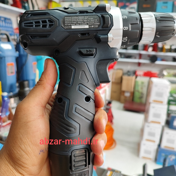 دریل شارژی گیربکسی 12 ولت ویوارکس مدل 12V با یکسال گارانتی