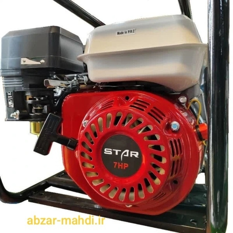 موتور پمپ طرح هندا استار 2 اینچ قدرت 7 اسب موتور آب بنزینی STAR همراه لوازم کامل مدلWP-50