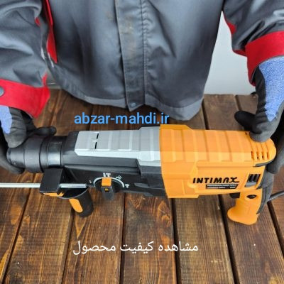 بتن کن گیربکسی28 میلیمتر اولترا صنعتی 3250 وات 3 کاره اینتیمکس مدل0333 به همراه 3 مته 2 قلم و سه نظام 13 آچار خور و کیف BMC برند اصلی