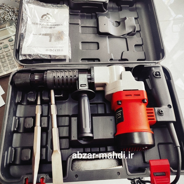 چکش تخریب یا پیکور 6 کیلویی گریتک مدل GTDH0810 تکنولوژی ژاپن