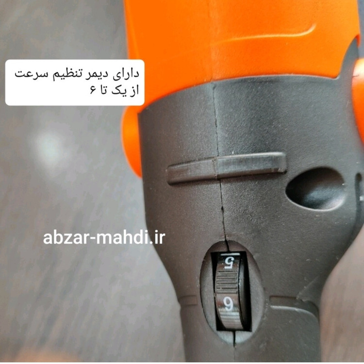 مینی فرز دسته بلند دیمردار جنرال پاور مدلAG-115B با یکسال گارانتی یچسیم پیچ تمام مس