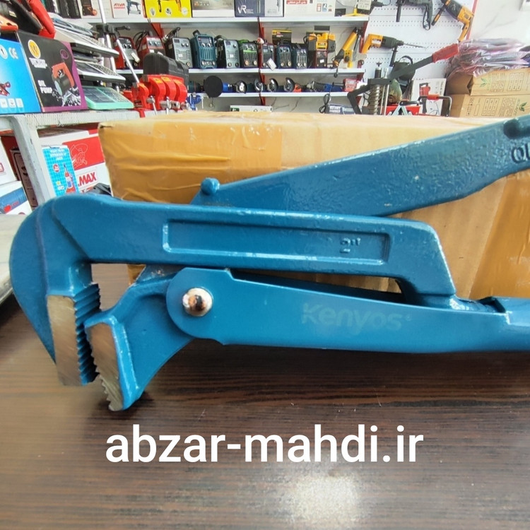 آچار لوله گیر شلاقی دو دسته 2 اینچ کنیوس به طول 52 سانتیمتر