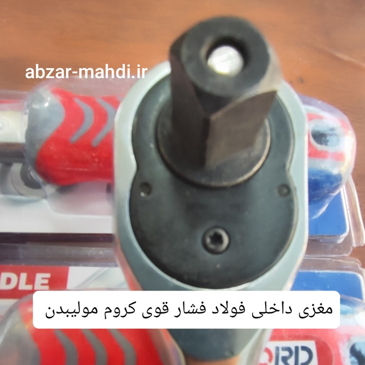 دسته جغجغه 1/2 اینچ فولادی 72 دنده لرد مدل 72T جنس فولاد کروم با تضمین