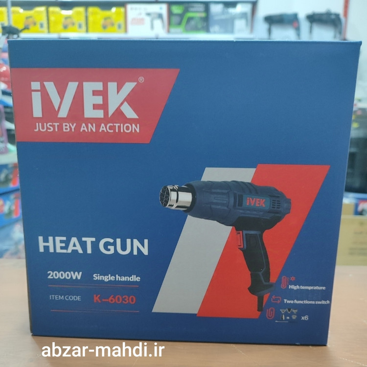 کیت سشوار صنعتی 2000 وات ایوک مدل K-6030 با 24 ماه گارانتی و خدمات پس از فروش