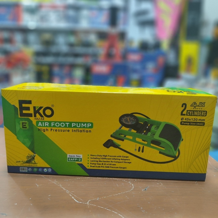 تلمبه پایی دو سیلندر اکو مدال CYLINDERS-2 قدرت باد زنی تا خودرو سواری