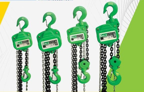 جرثقیل 5 تن زنجیری فولادی اکو مدل ESDS-6×160 ارسال با باربری پس کرایه
