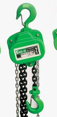 جرثقیل 5 تن زنجیری فولادی اکو مدل ESDS-6×160 ارسال با باربری پس کرایه