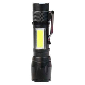 چراغ قوه شارژی پلیسی دو حالته با قابلیت زوم مدل T6-COB