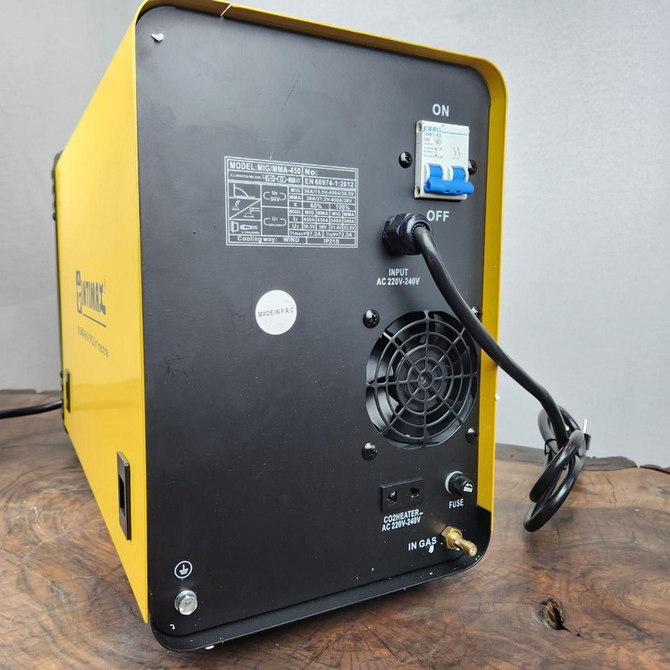 اینورتر جوشکاری دوکاره CO2 صنعتی 450 آمپر اینتیمکس مدل MIG/MMA-450 جوشکاری با کپسول و بدون کپسول