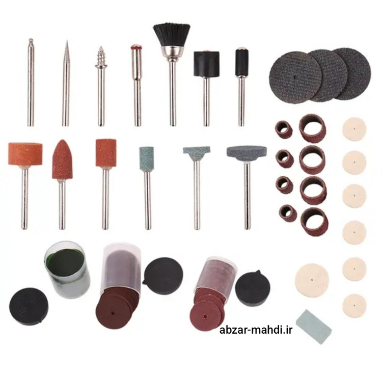 ست فرز انگشتی 105 پارچه مدل 105PC مخصوص فرز های حکاکی و مینیاتوری