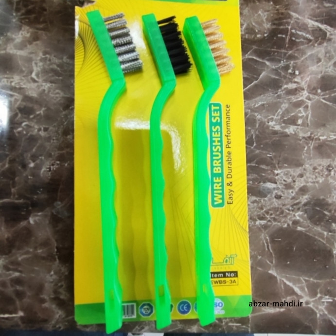 ست ۳ عددی برس سیمی مسواکی اکو مدل EWBS-3A کیفیت درجه یک