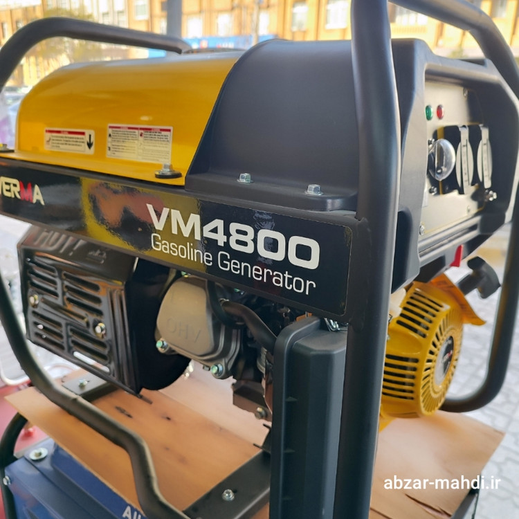 موتور برق بنزینی ورما 3.3 کیلووات هندلی مدل VM4800