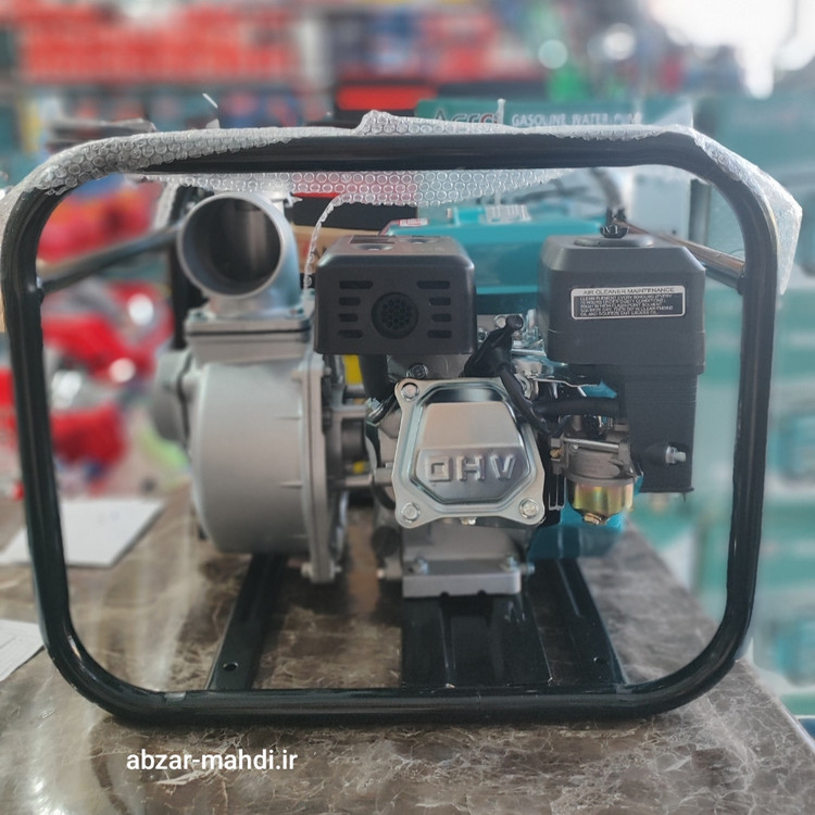 موتور پمپ آب 3 اینچ آکرو مدل AC-CX200 کاربراتور حک شده ژاپن با تمام وسایل کامل