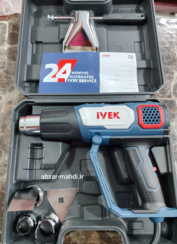 سشوار صنعتی ۲هزار وات سه حالته ایوک مدل K-6032 با 24 ماه گارانتی