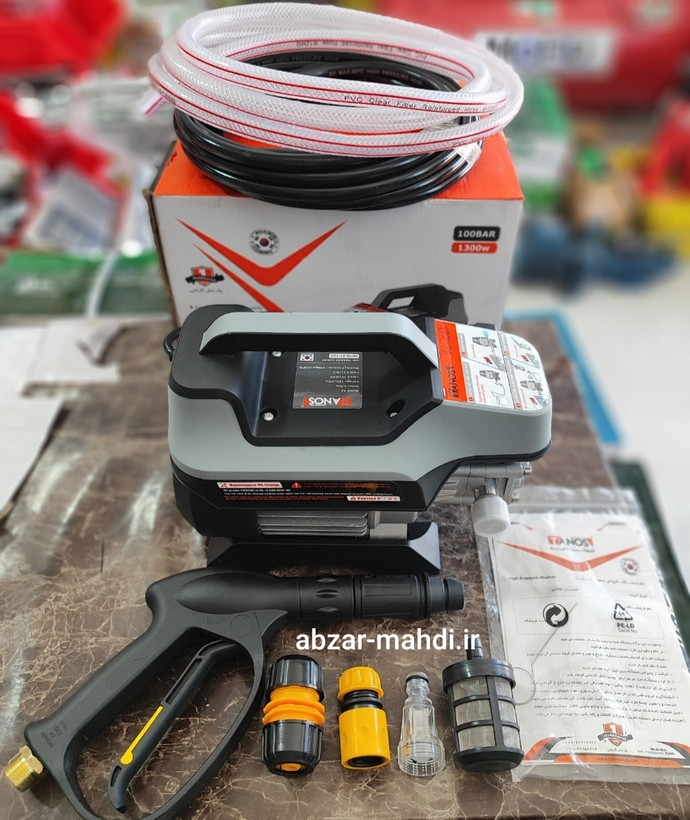 کارواش 100 بار خانگی تانوس مدل HPW-010-100 ساخت کره با یکسال گارانتی