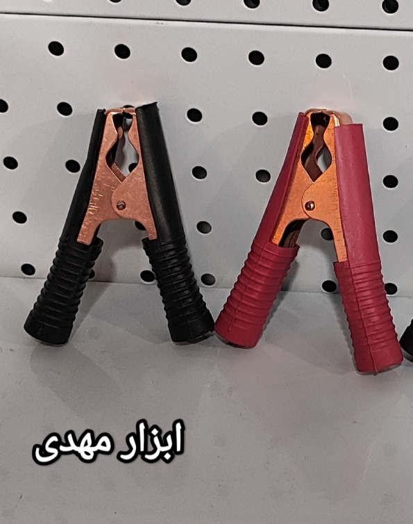گیره سوسماری متوسط 9 سانتی ۴ عددی مخصوص کابل اتصال و غیره (باتری ب باتری)