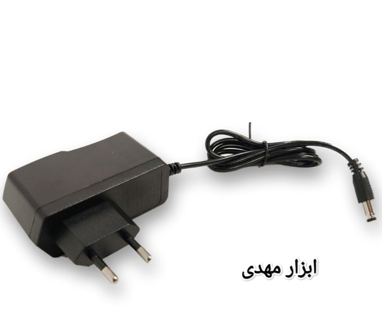 آداپتور شارژر سوزنی دریل شارژی 12 ولت با نشانگر شارژ