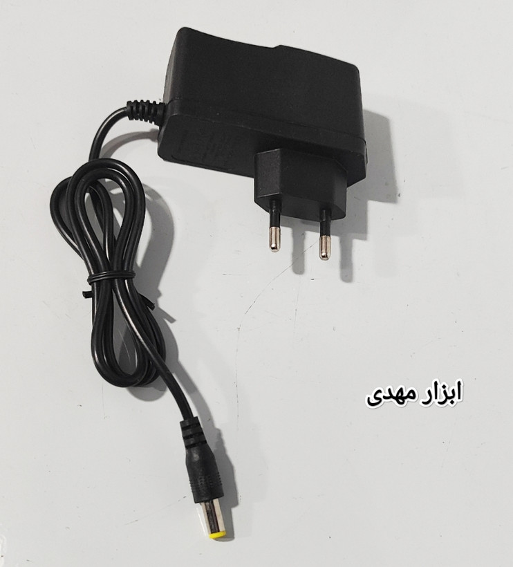 آداپتور شارژر سوزنی دریل شارژی 12 ولت با نشانگر شارژ