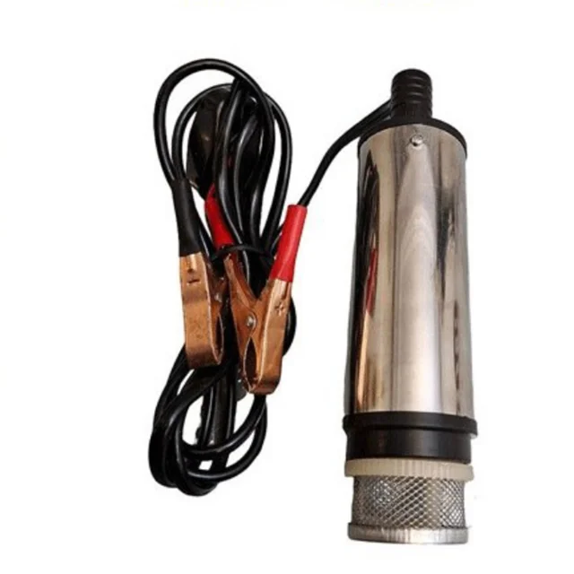 پمپ گازوئیل کش 12 ولت قلمی بدنه استیل دیزل