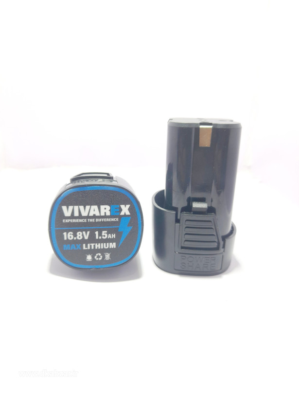 باتری۱۶/۸ ولت دریل شارژی براشلس ویوارکس مدل VR-1615-LB