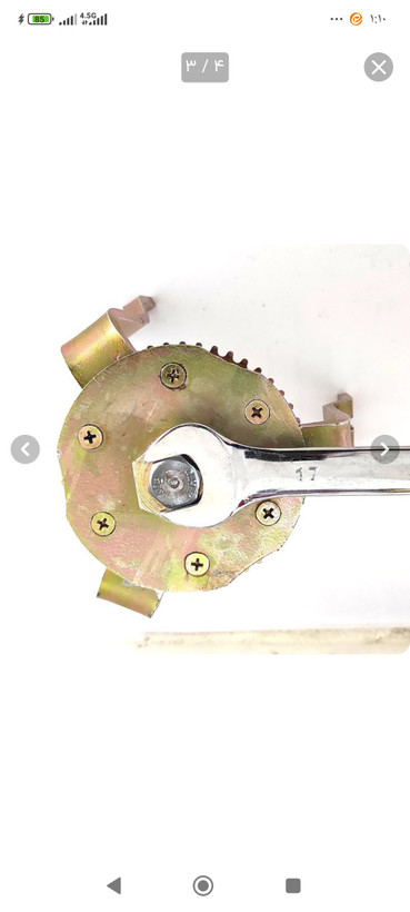 آچار درب باک بنزین TVS-TOOLS (آچار باک ریگلاژی بنزین)