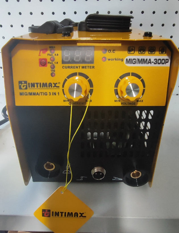 دستگاه جوشکاری 300 آمپر دو کاره CO2 صنعتی اینتیمکث مدل1 -mig 081 324 با تمام لوازم کامل