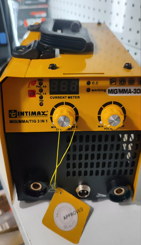 دستگاه جوشکاری 300 آمپر دو کاره CO2 صنعتی اینتیمکث مدل1 -mig 081 324 با تمام لوازم کامل