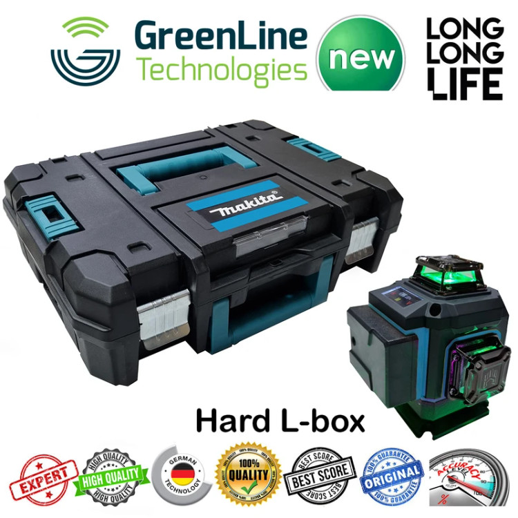 تراز لیزری ۴ بعدی ۱۶ لاین 360 درجه ماکیتا مدل 5V-16X با کیف BMC