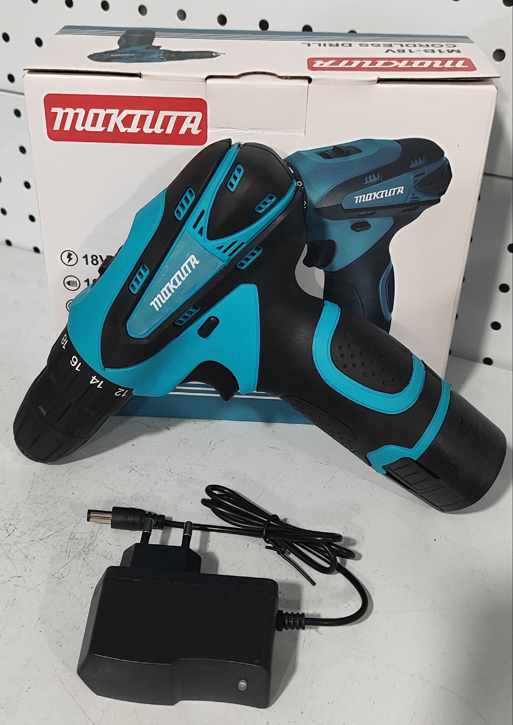 دریل شارژی ۱۸ ولت گیربکسی دو حالته ماکیتا مدل M1B-18V تک باتری
