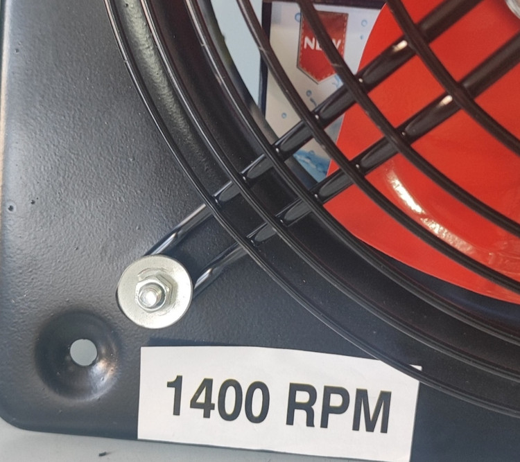 هواکش فن توربو سایز 30 صنعتی پارس مدل EG2-30A2.5S5 با کارت گارانتی 18 ماهه تعویض بی قید و شرط