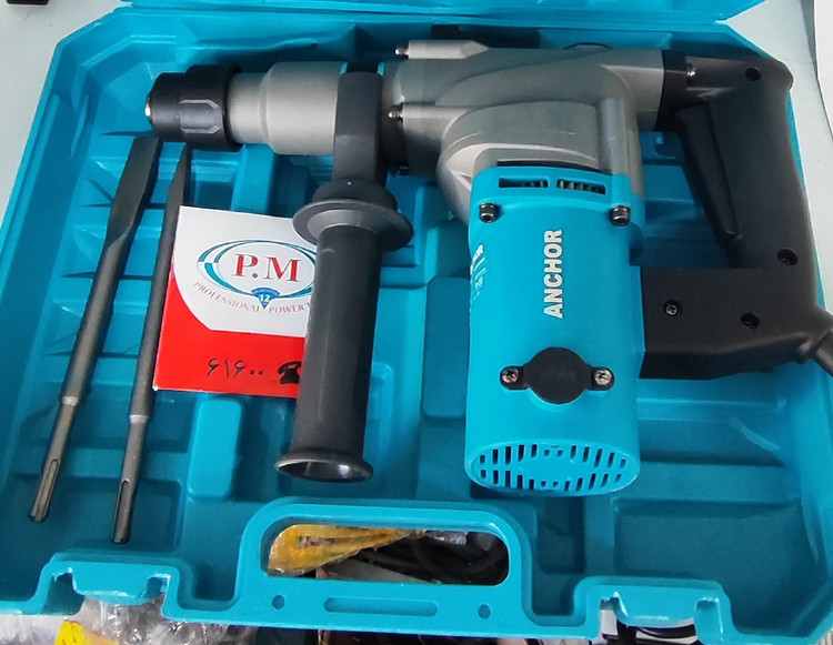 بتن کن دوکاره ۹۵۰ وات صنعتی پی ام آنکور مدل Z1C-TM03-30.R7 با دو قلم و کیف BMC و کارت گارانتی یکساله