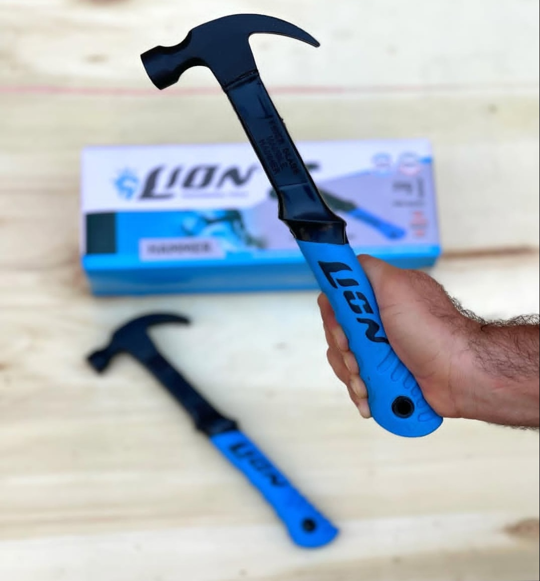 چکش دوشاخ میخ کش 750گرمی فولادی لیون مدل HAMMER