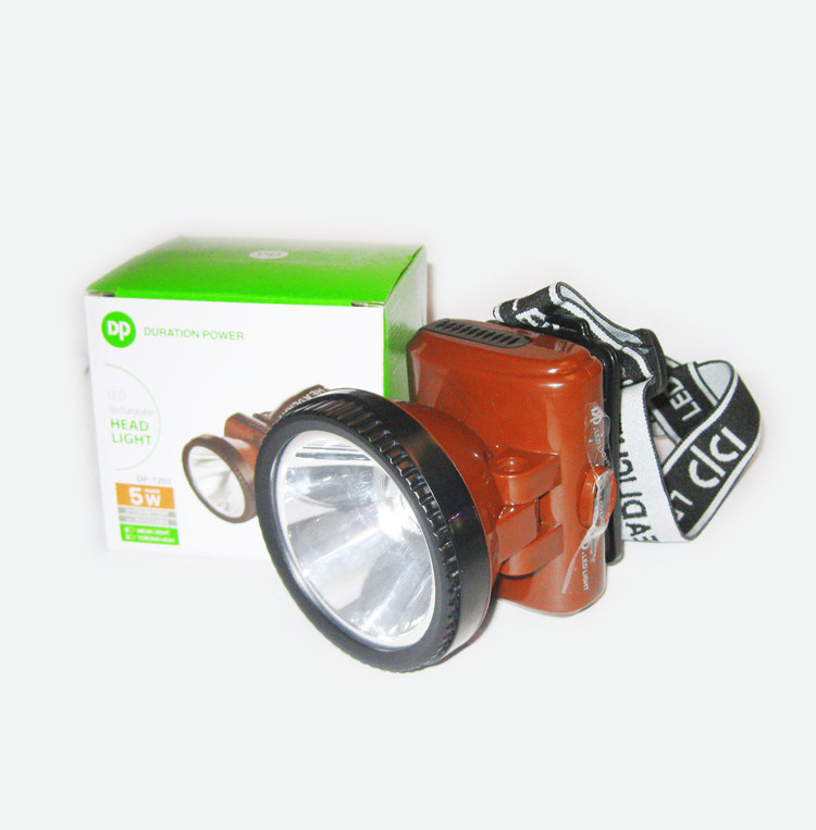 چراغ پیشانی شارژی هدایتی DP مدل DP-7203