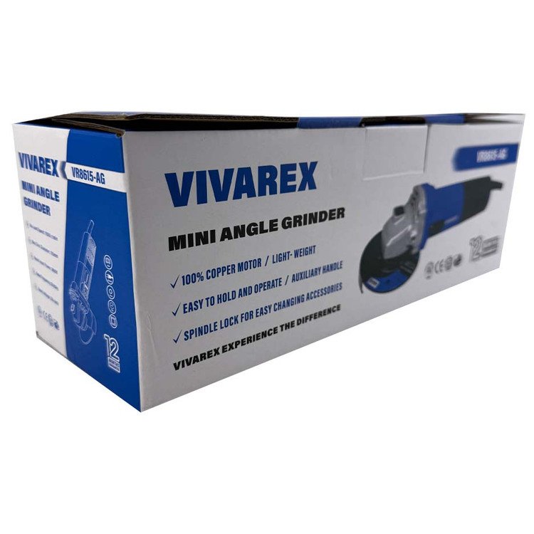 مینی فرز کلید بغل 860 وات ویوارکسمدل VR-8615AG سیم پیچ تمام مس با یکسال گارانتی و خدمات پس از فروش