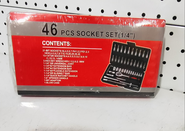 جعبه بکس 46 پارچه CONTENTS درایو 1/4 مدل 46 Pcs
