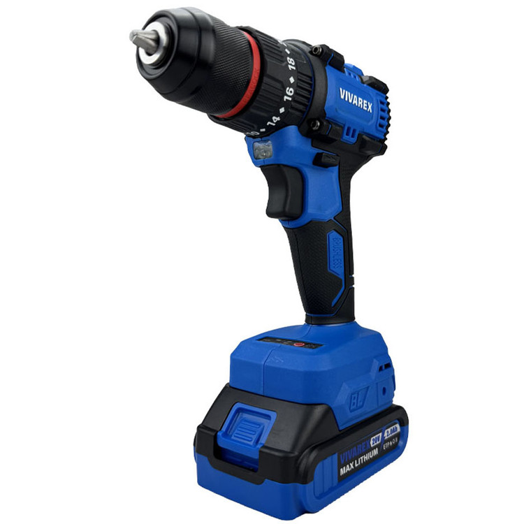 دریل شارژی چکشی ۲۰ ولت براشلس صنعتی ویوارکس مدل VR12010-BLX با یکسال گارانتی